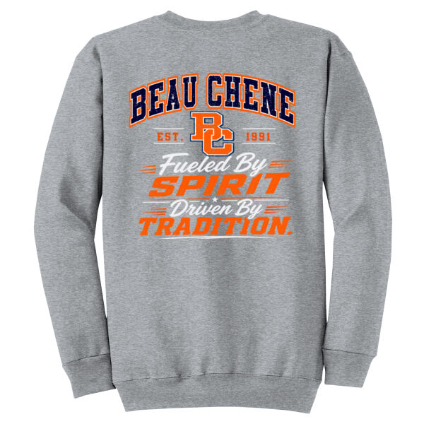 BCSP33B LT2 - Fleece Crewneck Sweatshirt BC Thumbnail
