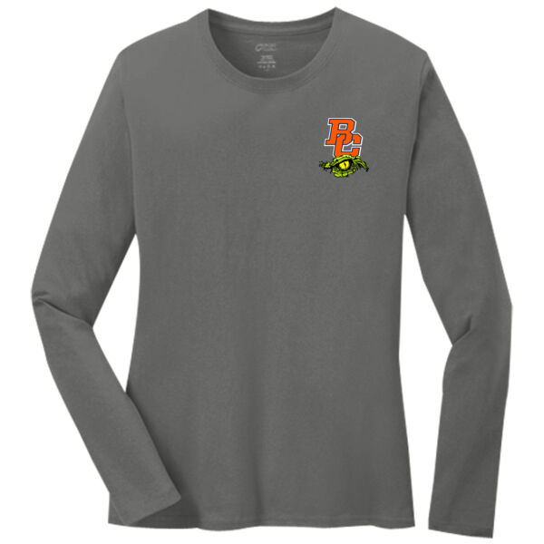 BCEYE2 D - Ladies PosiCharge ® Competitor 1/4 Zip  - Women's Long Sleeve Core Cotton Tee LT Thumbnail
