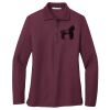 Ladies Silk Touch Long Sleeve Polo Thumbnail