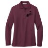 Ladies Silk Touch Long Sleeve Polo Thumbnail