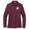 Ladies Silk Touch Long Sleeve Polo Thumbnail