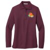 Ladies Silk Touch Long Sleeve Polo Thumbnail